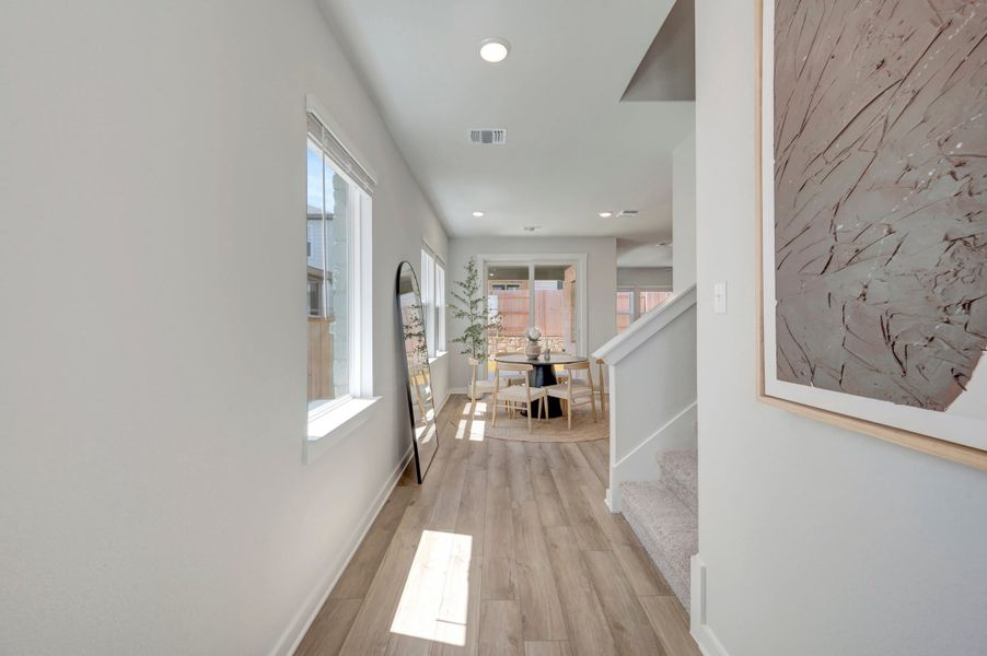 Furnished interior view inside a new home in Park Central, Georgetown (Image 8).