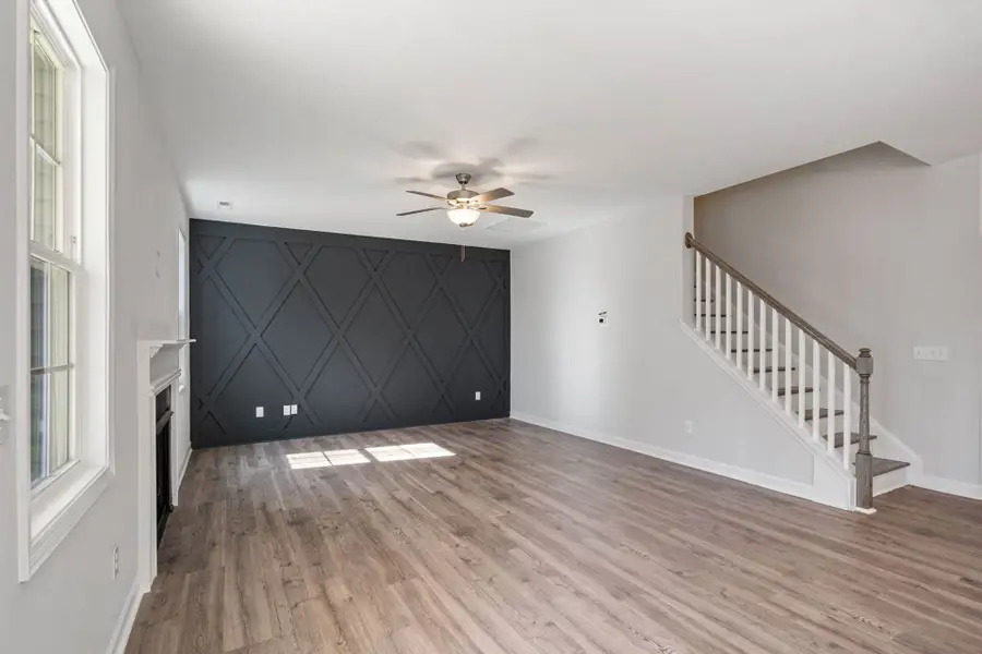 Representative unfurnished interior of a home built from the The Gavin II by JSJ Builders in Langdon Ridge, Angier (Image 3).