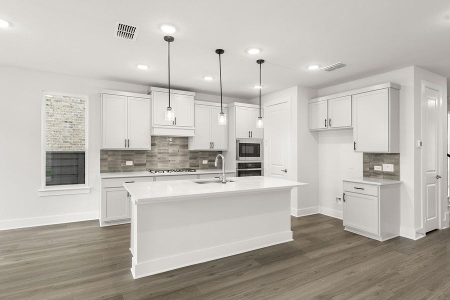 Furnished interior view inside a new home in Union Park, Little Elm (Image 5).