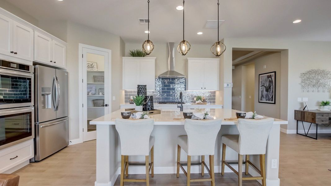 Representative furnished interior of a home built from the Amethyst by DRB Homes in Hacienda at Estrella, Goodyear (Image 13).