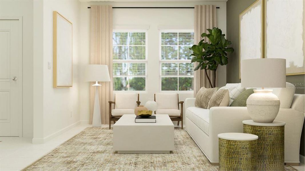 Furnished interior view inside a new home in Rivington, Debary (Image 7).