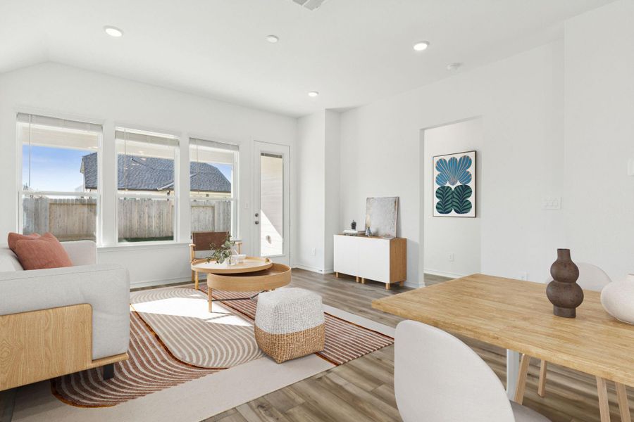 Furnished interior view inside a new home in Montgomery Bend, Montgomery (Image 5).