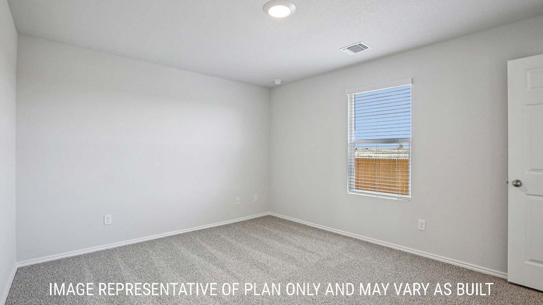 Representative unfurnished interior of a home built from the Barton by D.R. Horton in Pecan Creek, Temple (Image 17).