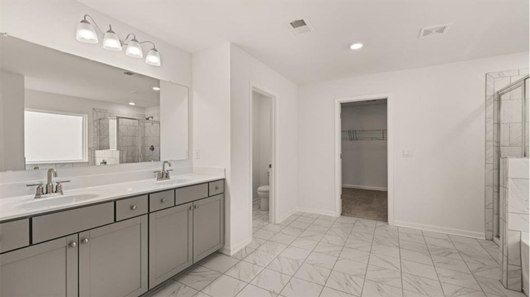 Furnished interior view inside a new home in Wildwood, Covington (Image 10). Furnished interior view inside a new home in Wildwood, Covington (Image 10).