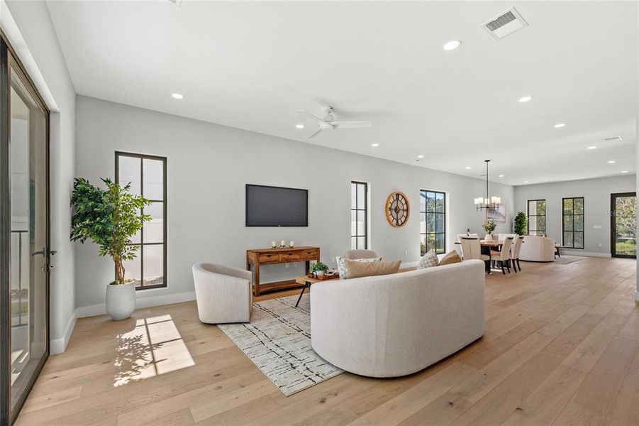 Furnished interior view inside a new home in , Orlando (Image 54). Furnished interior view inside a new home in , Orlando (Image 54).