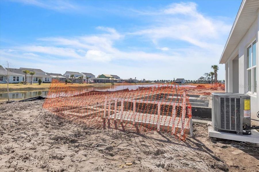In-progress construction of a new home in Gracewater at Sarasota, Sarasota, FL (Image 28).