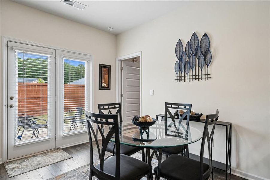 Furnished interior view inside a new home in Champion's Run, Lithonia (Image 7).