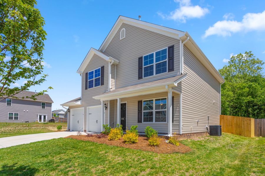 Representative exterior photo of a completed home built from the Vermont by Keystone Homes NC in The Wilcox, Greensboro, NC (Image 29).