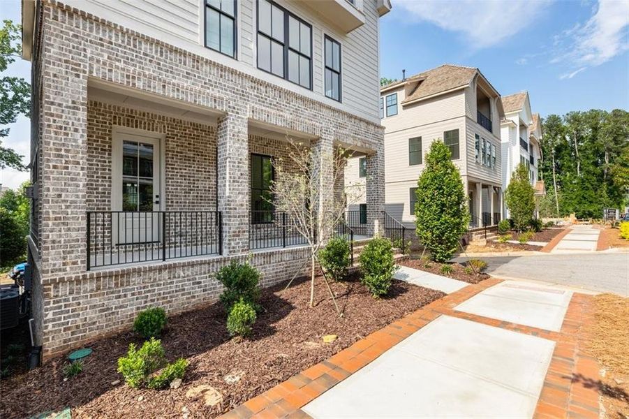 Exterior details and patio area of a home in , Alpharetta (Image 43). Exterior details and patio area of a home in , Alpharetta (Image 43).
