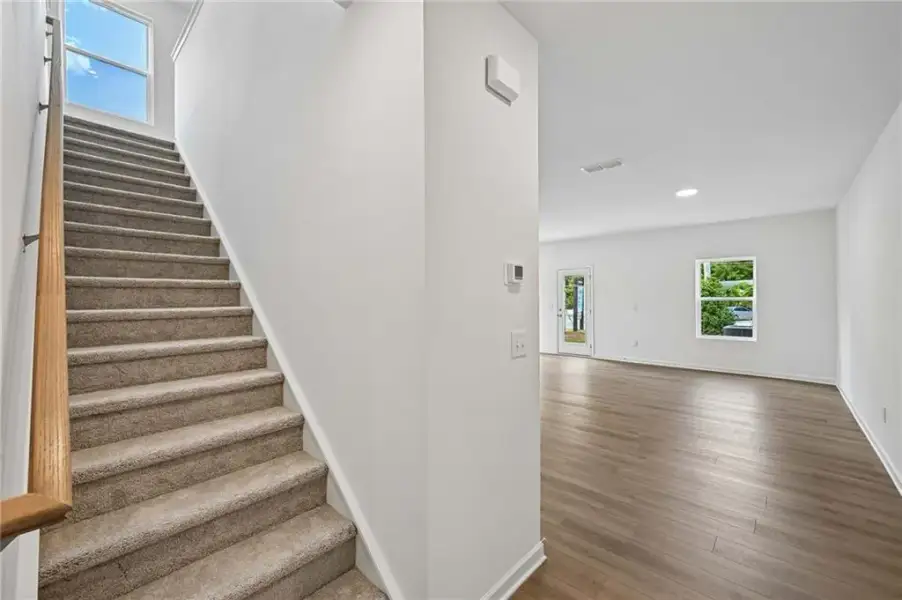 Spacious, unfurnished interior of a new home in Leydenview, Mableton (Image 17). Spacious, unfurnished interior of a new home in Leydenview, Mableton (Image 17).