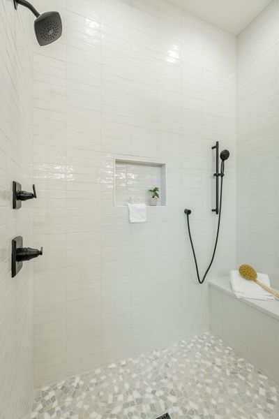 Close-up of interior finishes inside a home in River Gorge Ranch, Guild (Image 24).