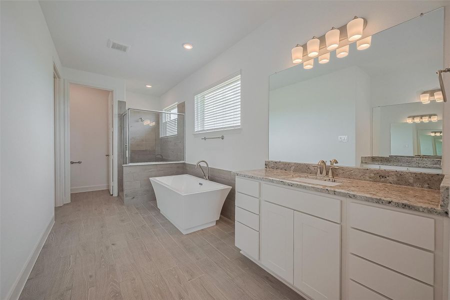 Furnished interior view inside a new home in Lago Mar, La Marque (Image 6).