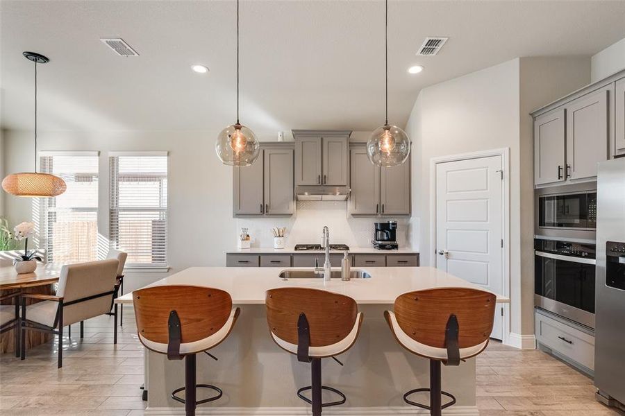 Furnished interior view inside a new home in , Denton (Image 13).