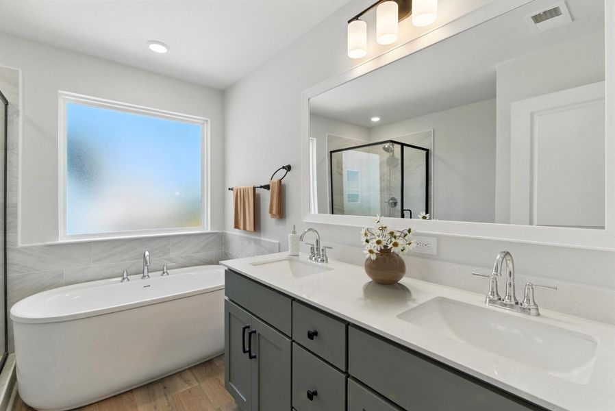 Furnished interior view inside a new home in , Summerville (Image 9).
