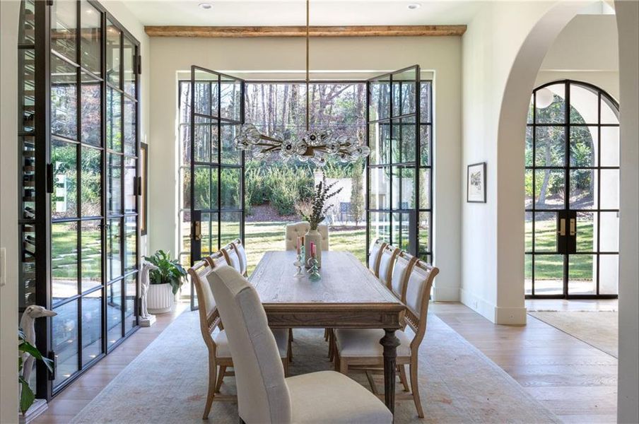 Furnished interior view inside a new home in , Atlanta (Image 18). Furnished interior view inside a new home in , Atlanta (Image 18).