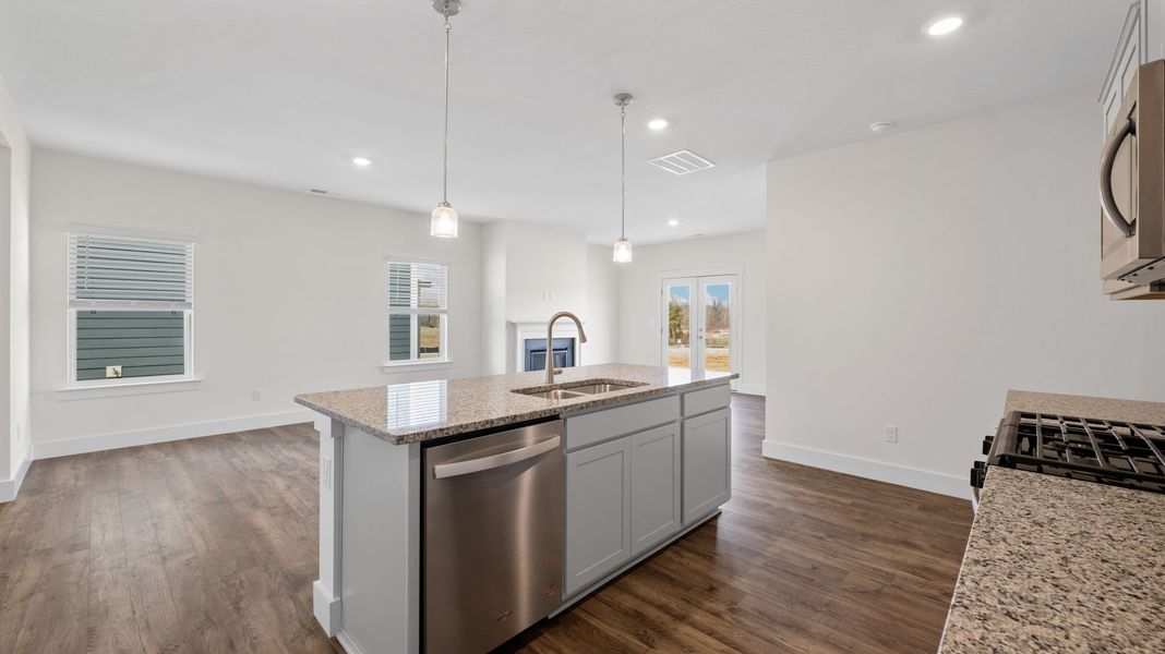 Furnished interior view inside a new home in Harbor Crest, Ooltewah (Image 9).