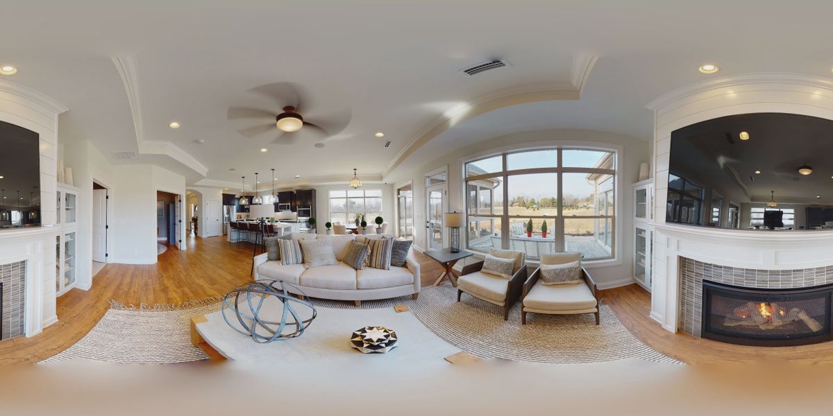 Representative furnished interior of a home built from the Torino by Epcon Communities in The Villas at Pinewood, Asheboro (Image 28).