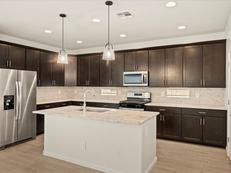 Furnished interior view inside a new home in Hanson Ridge, Vail (Image 3).