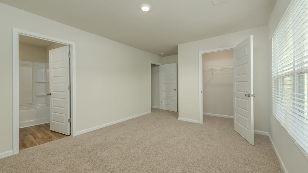 Representative unfurnished interior of a home built from the Mansfield by D.R. Horton in Brooks Station, Dacula (Image 16). Representative unfurnished interior of a home built from the Mansfield by D.R. Horton in Brooks Station, Dacula (Image 16).