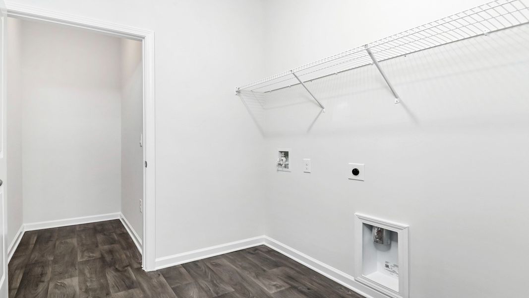 Representative unfurnished interior of a home built from the CAMERON by D.R. Horton in Hunter's Branch, Hopkins (Image 15).