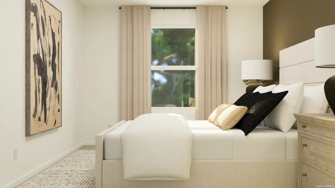 Furnished interior view inside a new home in Valle Sol, Von Ormy (Image 25).