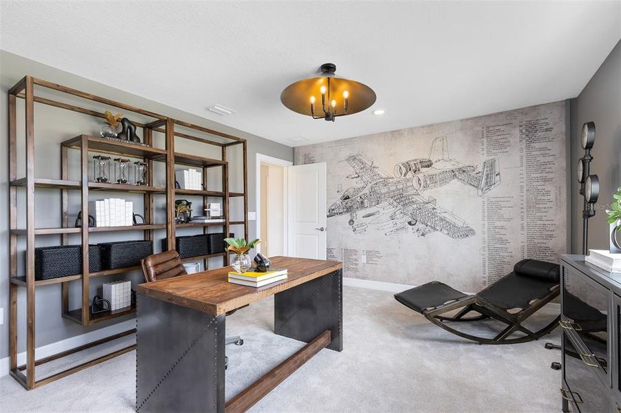 Furnished interior view inside a new home in Bridgewalk, St. Cloud (Image 18).