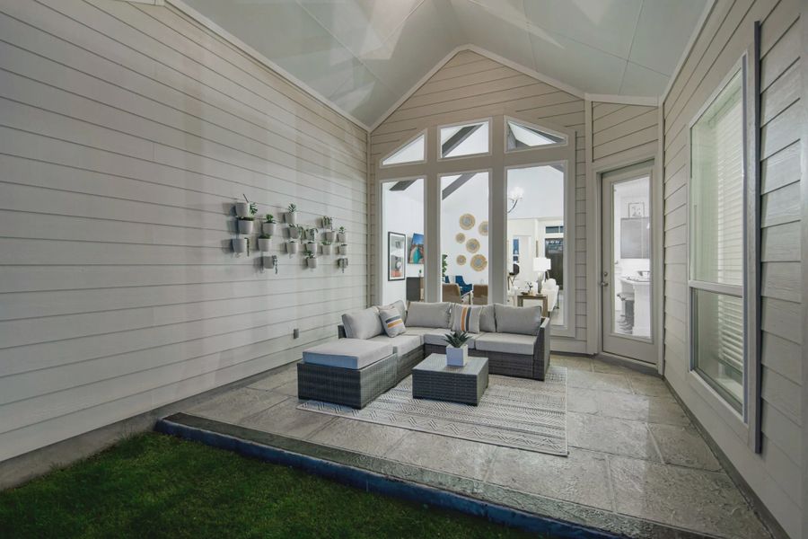 Representative exterior details of a home built from the Brody by Chesmar Homes in Esperanza 60's, Boerne (Image 3).