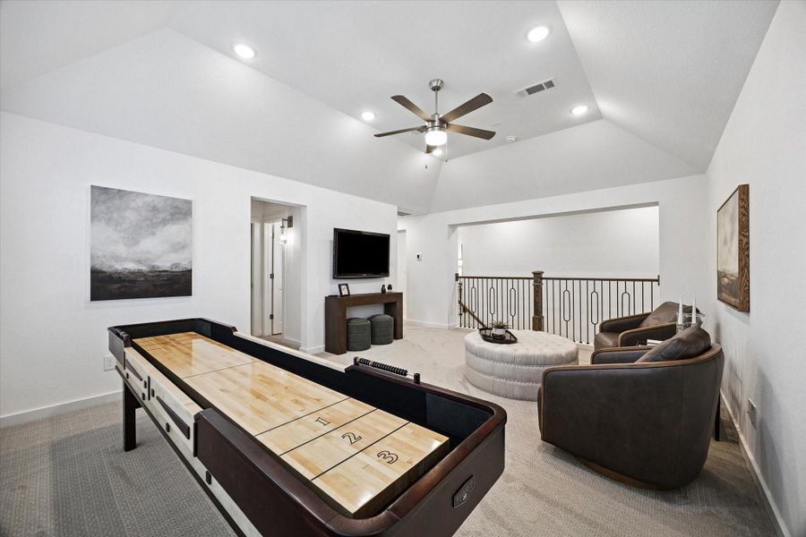 Furnished interior view inside a new home in Elyson, Katy (Image 6).