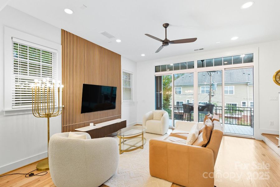 Furnished interior view inside a new home in , Charlotte (Image 17). Furnished interior view inside a new home in , Charlotte (Image 17).