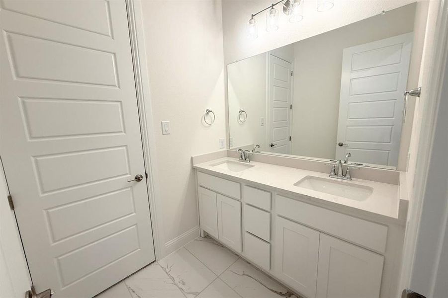 Furnished interior view inside a new home in Ridge Park Estates, Royse City (Image 8).