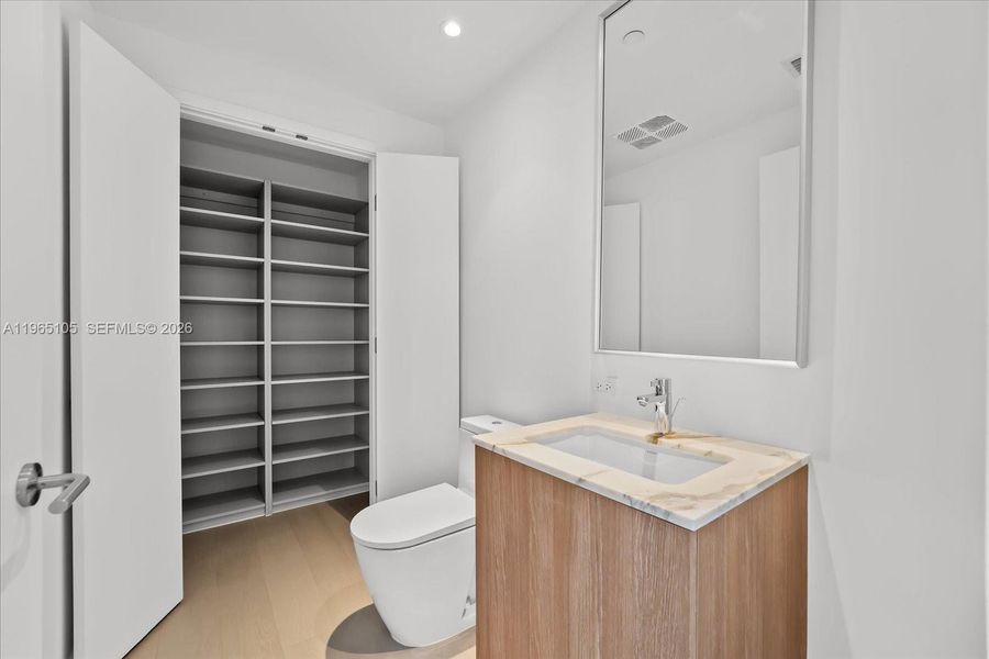 Furnished interior view inside a new home in , Miami Beach (Image 17).