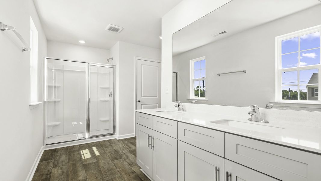 Furnished interior view inside a new home in Colly Farm, Stokesdale (Image 5).