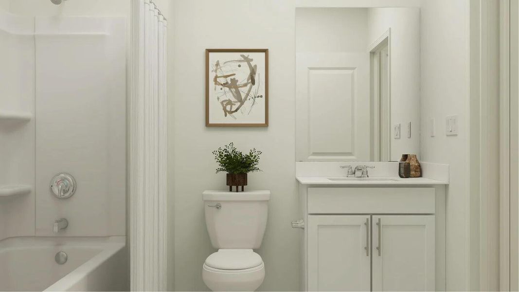 Furnished interior view inside a new home in Brystol at Wylder: The Oaks Collection, Port St. Lucie (Image 3).