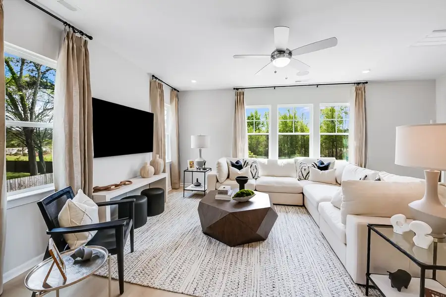 Furnished interior view inside a new home in Silverstone, Knightdale (Image 3).