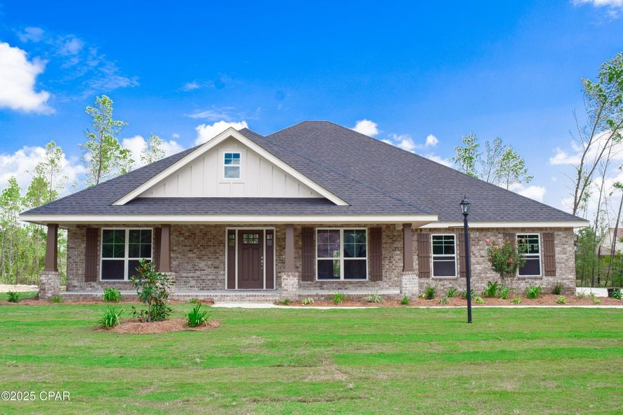 Exterior details and patio area of a home in Cedar Creek at Deerpoint Lake, Panama City (Image 3).