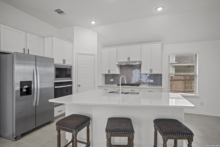Furnished interior view inside a new home in The Parklands, Schertz (Image 10). Furnished interior view inside a new home in The Parklands, Schertz (Image 10).