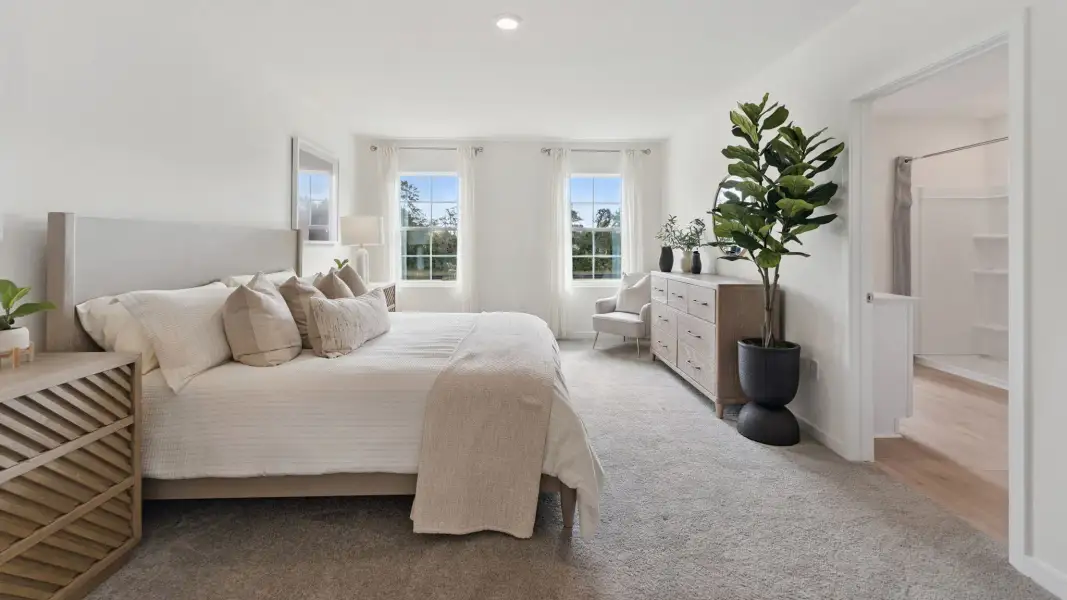 Furnished interior view inside a new home in Harmony West, St. Cloud (Image 16).