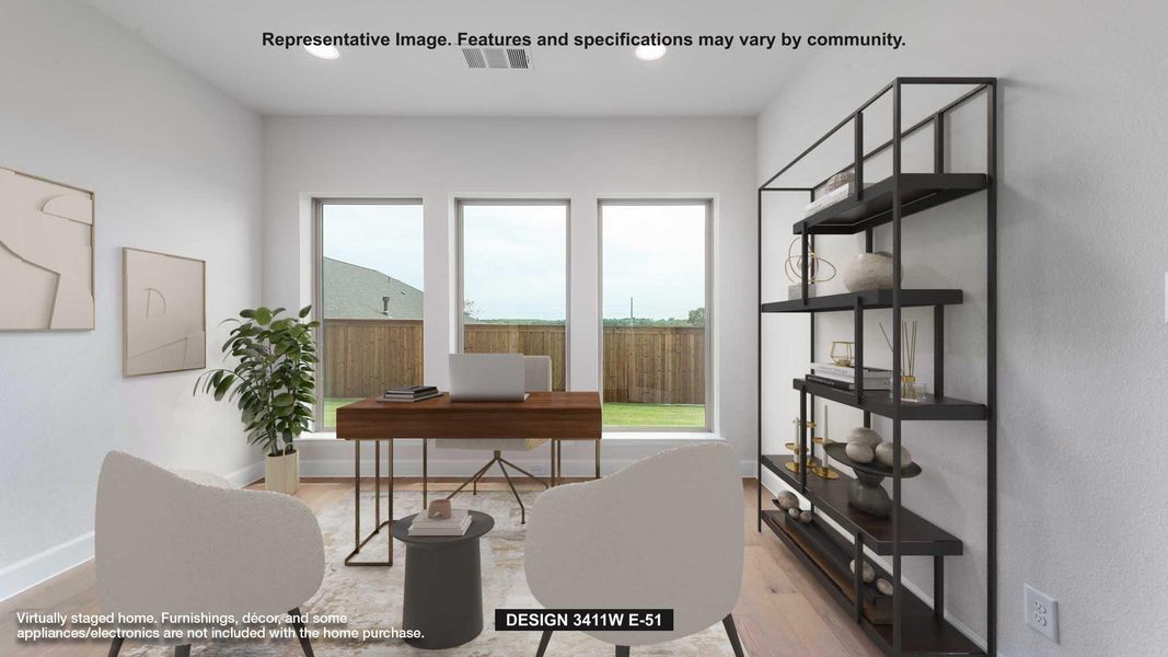 Furnished interior view inside a new home in La Cima, San Marcos (Image 4).