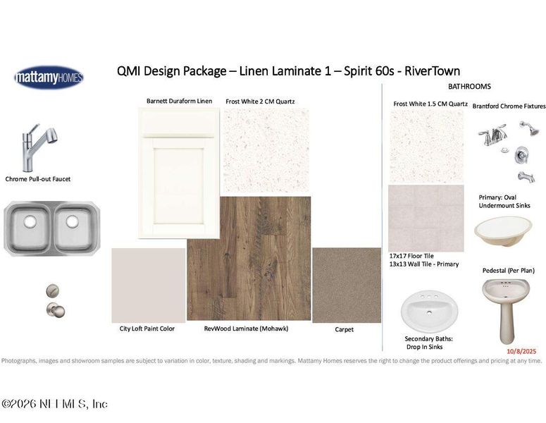 Sample of building materials used in homes in RiverTown, St. Johns (Image 4).