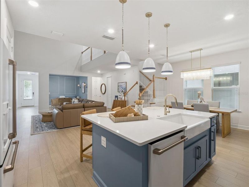 Furnished interior view inside a new home in Harvest at Ovation, Winter Garden (Image 32).