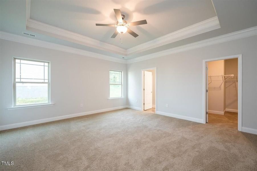 Representative unfurnished interior of a home built from the 2316 by Adams Homes in Hidden Pines, Cameron (Image 24).