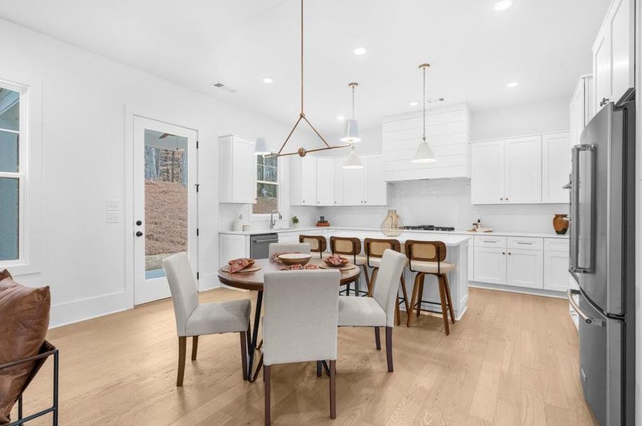 Furnished interior view inside a new home in , Canton (Image 13).