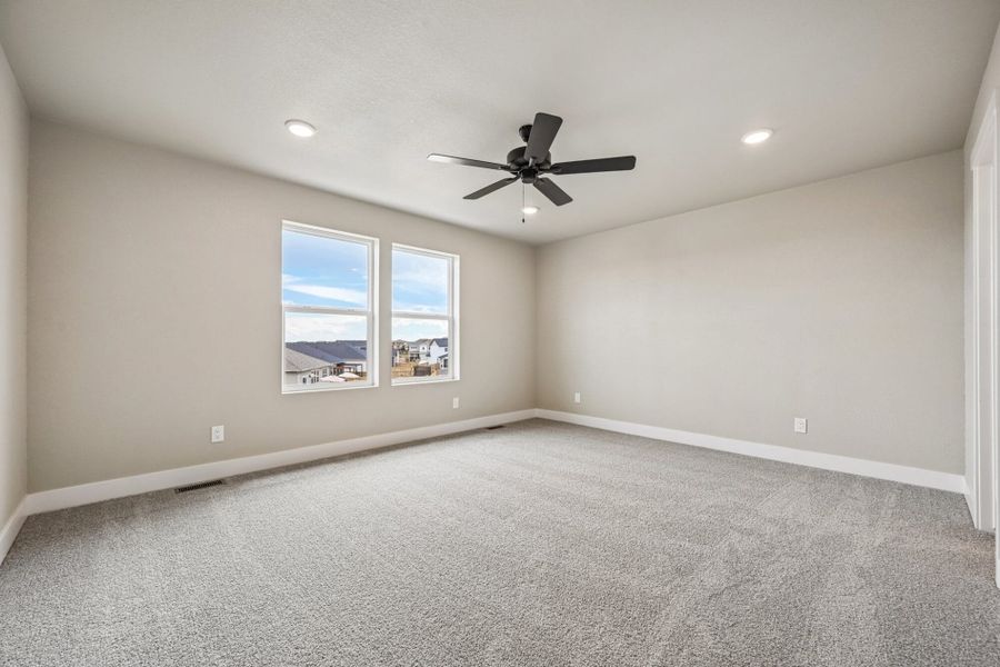 Spacious, unfurnished interior of a new home in The Glen, Colorado Springs (Image 43). Spacious, unfurnished interior of a new home in The Glen, Colorado Springs (Image 43).