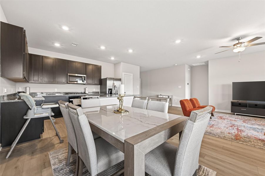 Furnished interior view inside a new home in Arabella on the Prairie, Richmond (Image 7).