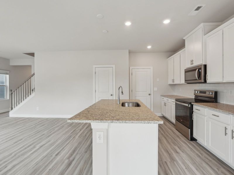 Furnished interior view inside a new home in Walnut Reserve, Conover (Image 6).