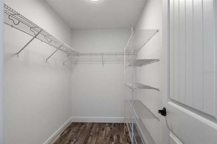 Large Primary walk in closet