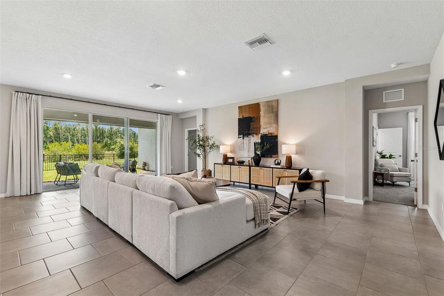 Furnished interior view inside a new home in Deerbrook, Land O' Lakes (Image 37).