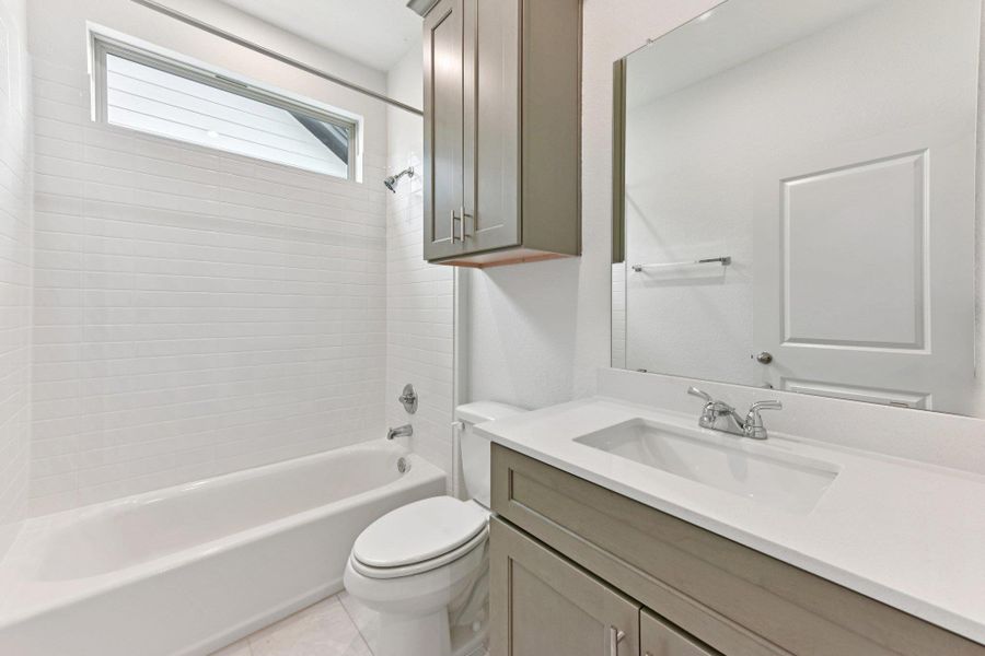 Not the actual home. Representative photo of a completed home of the same plan. Features will vary. Please confirm details with the New Home Consultant