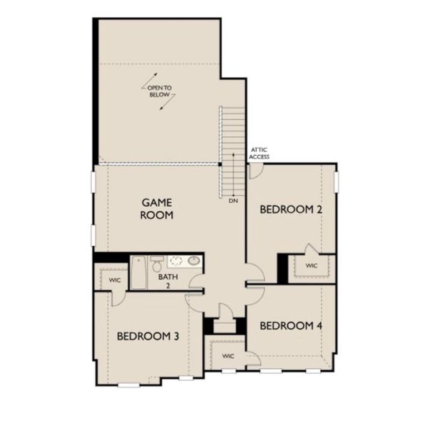 Jackson Floorplan 2nd Floor