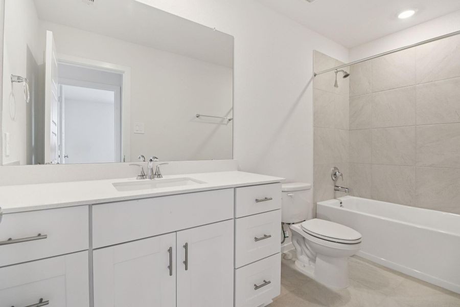 Furnished interior view inside a new home in Landing Meadows - Premier Series, New Caney (Image 12).